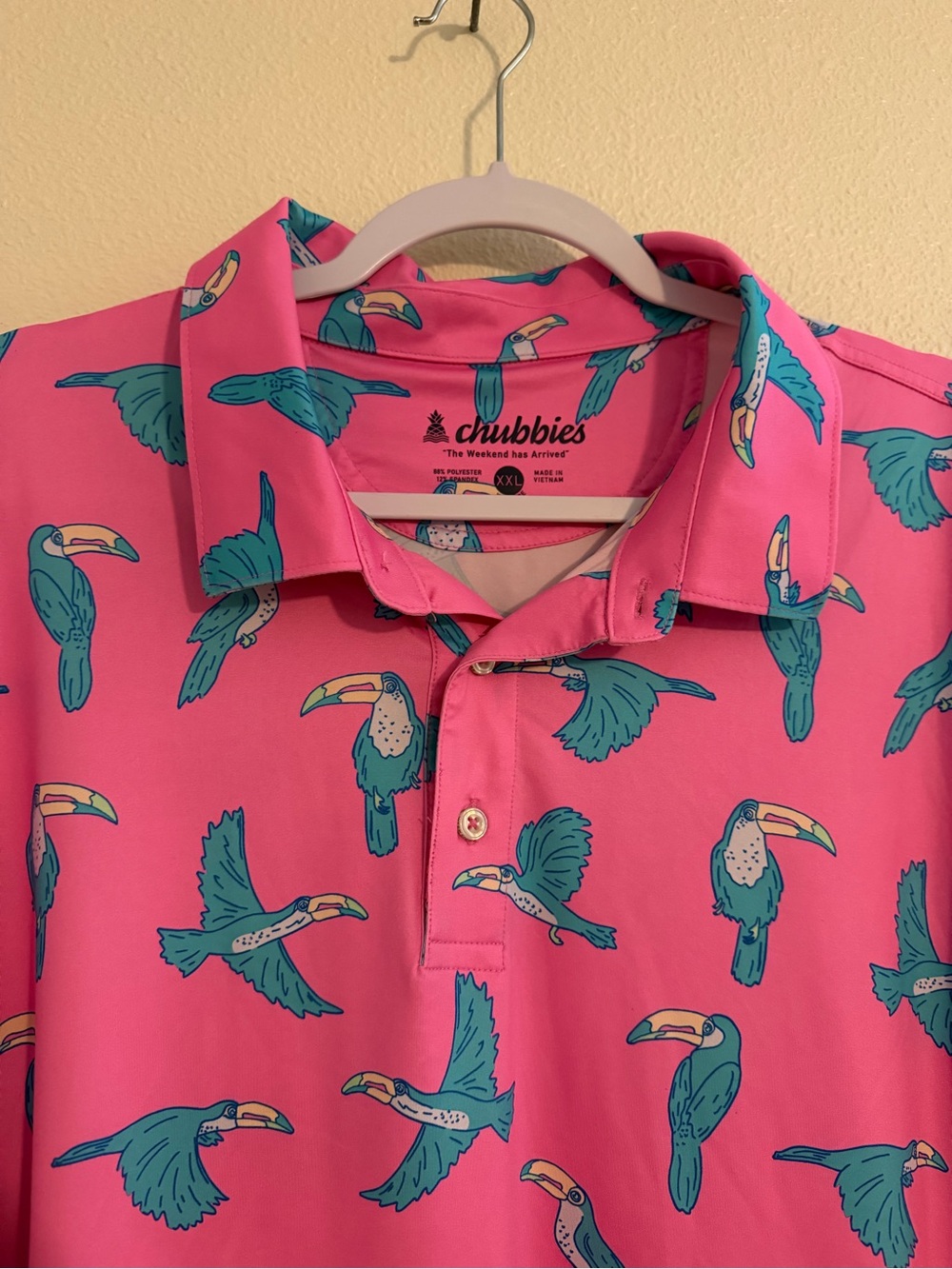 Chubbies The Toucan Do It Performance Polo Shirt - Picture 3 of 4
